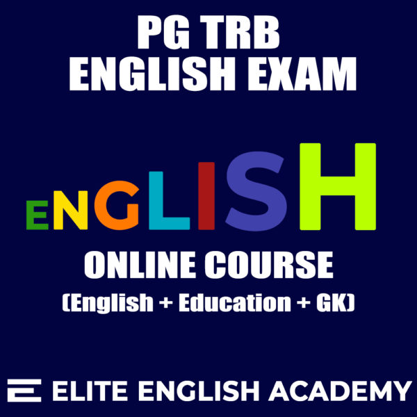 PG TRB English Online Course