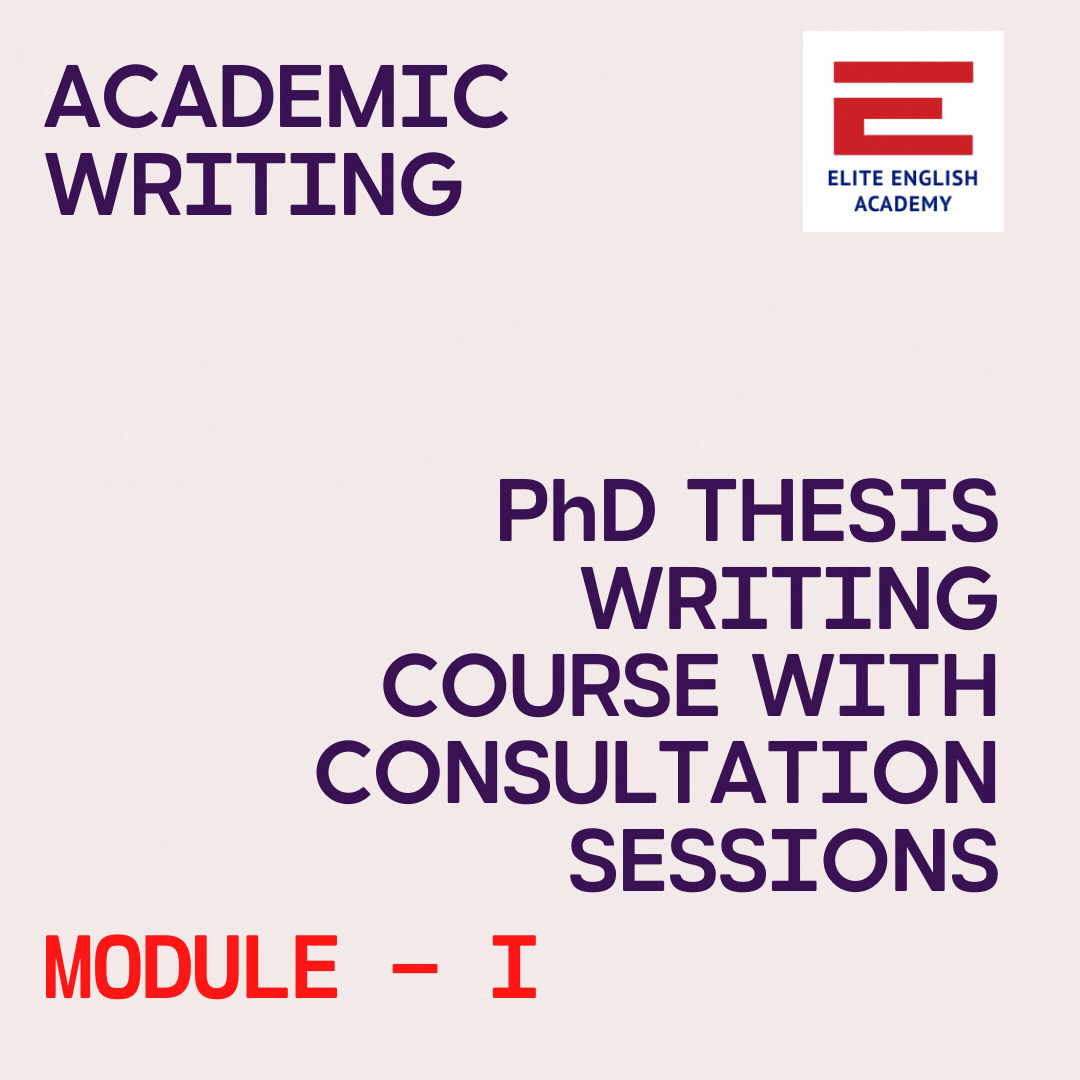 phd academic writing course
